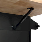 TOPMAX Kitchen Island Set with Drop Leaf and 2 Seatings, Dining Table Set with Adjustable Shelf, Drawers and Towel Rack