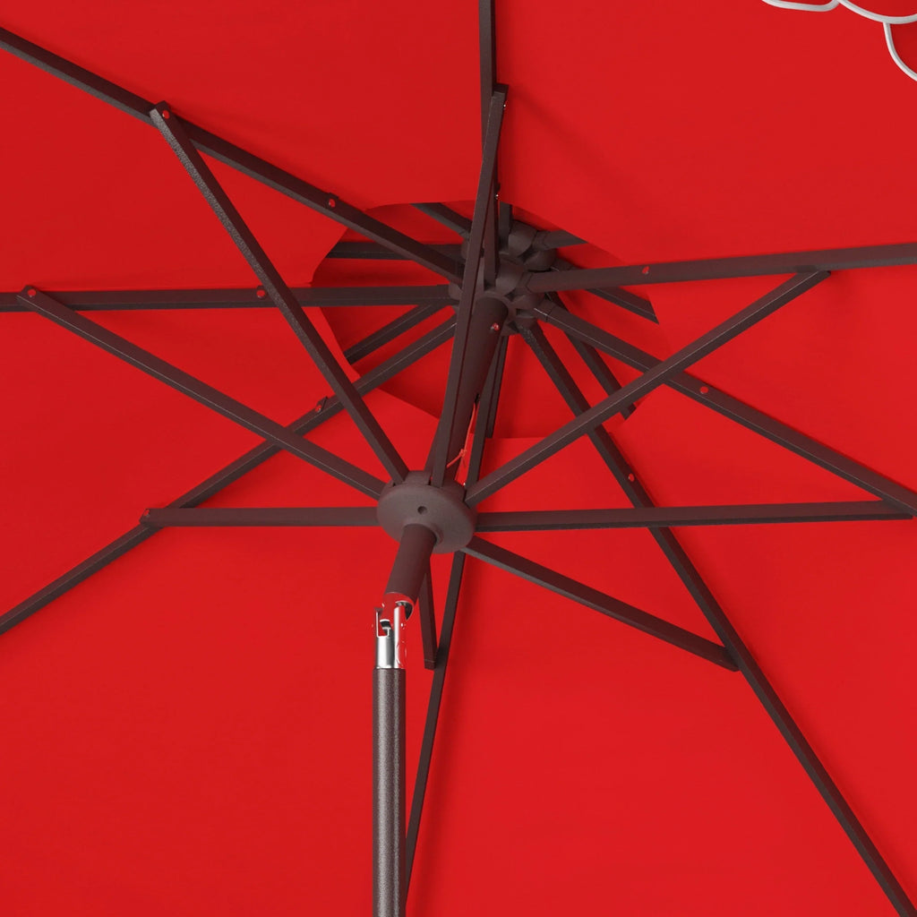 Outdoor Kjerstin Valance 9Ft Double Top Umbrella