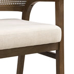 Christopher Knight Home - Sedia da pranzo imbottita in canna (Set di 2)