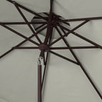 Outdoor Kjerstin Valance 9Ft Double Top Umbrella