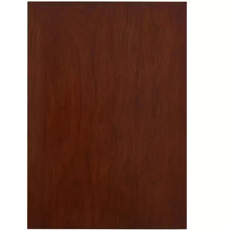 Corner Curio Cabinet, Cherry/Walnut, 4-Door Glass Display Cabinet