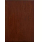 Corner Curio Cabinet, Cherry/Walnut, 4-Door Glass Display Cabinet
