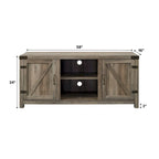 Meuble TV avec porte de grange Middlebrook Firebranch 58 pouces