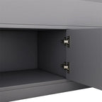 Lit plateforme capitaine double/grand avec 4 tiroirs et étagères de rangement, cadre de lit en bois massif avec tête de lit bibliothèque de rangement