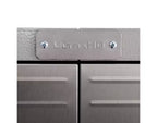 Seville Classics UltraHD 2-Piece Extra-Wide Storage Cabinet Set, 60 x 24