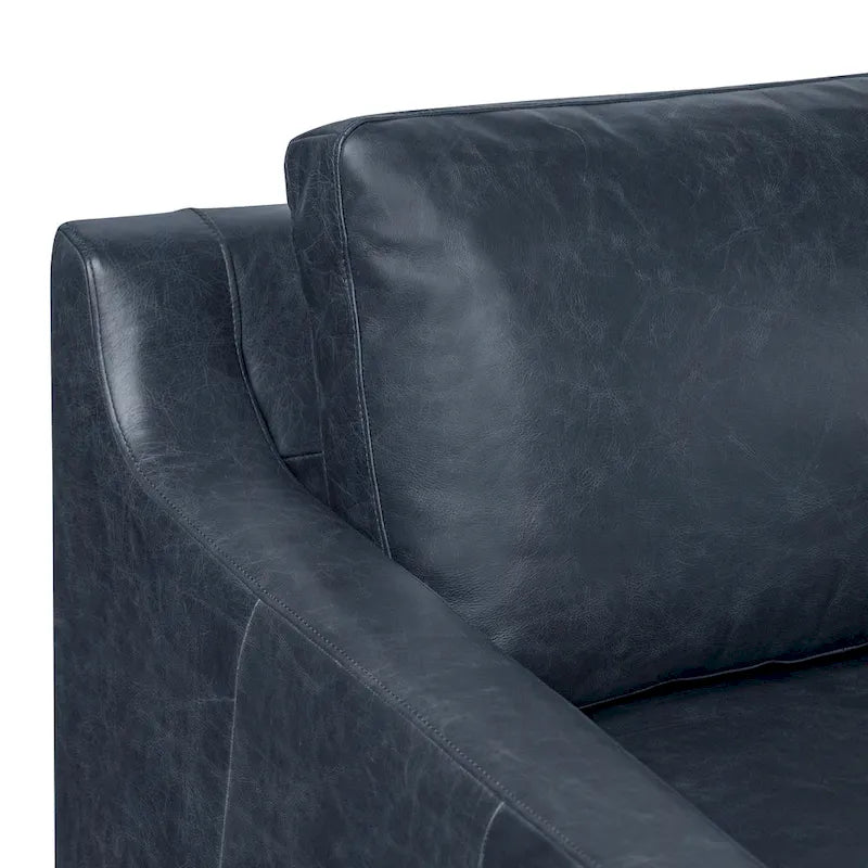 Poly & Bark Sorrento Sofa - Full Grain Genuine Italian Leather