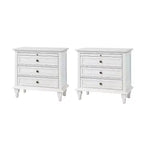 Giorgio 3 - Drawer end table with Built-In Outlets Set of 2|HULALA HOME