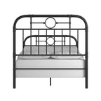 Letto in metallo nero