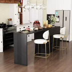 Smart Rotatable/Extendable Buffet Sideboard with 6 Drawers, Extended Countertop, Non-slip Mat, Rotating Dining Table, Kitchen Island Pantry