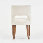 Set of 4 Fabric-upholstered Dining Chairs