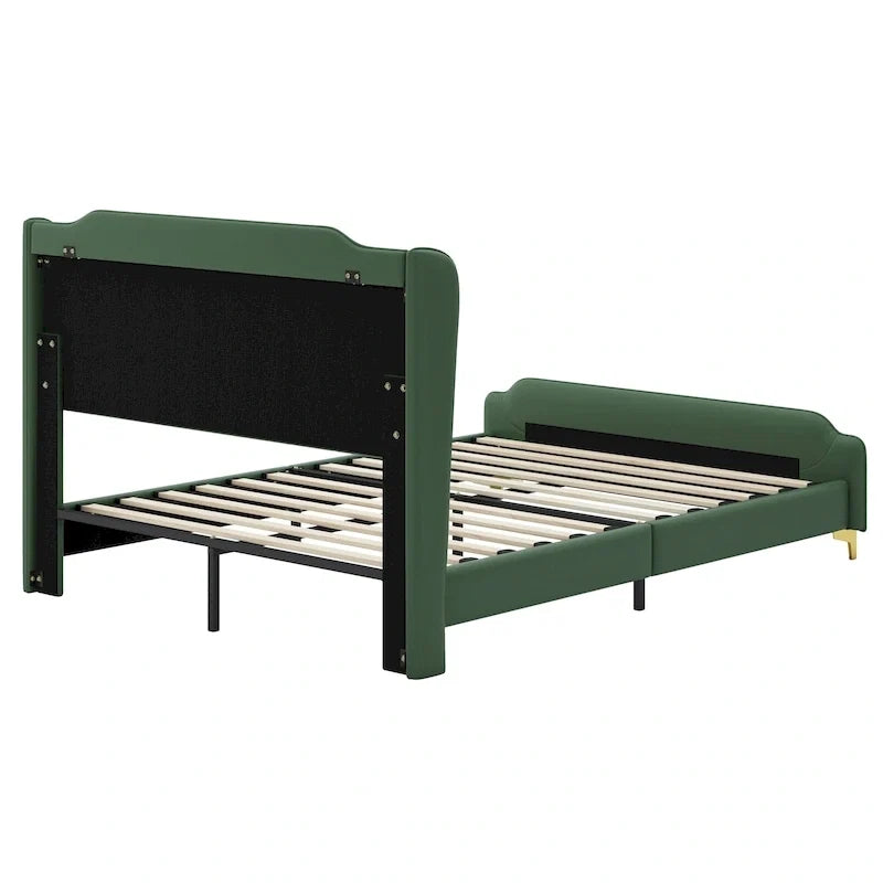 Modern Upholstered PU Leather Bed