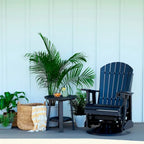 Fauteuil planeur pivotant Adirondack en polybois