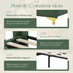 Modern Upholstered PU Leather Bed