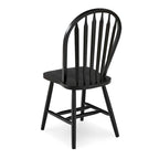 Chaise de salle à manger Windsor Arrowback en bois massif