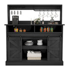 Moasis Farmhouse Coffee Bar Cabinet - 15.1D x 47.2W x 51.5H