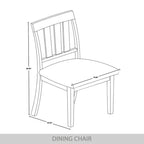 CraftPorch Classic 7-piece Wooden Dining Set