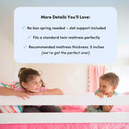 Max & Lily Twin over Twin Low Bunk with Curtains
