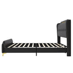 Modern Upholstered PU Leather Bed