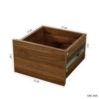 GDFStudio Hikaru Modern Sideboard Buffet Cabinet with Sliding Glass Doors and Drawers
