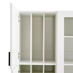 Whisen 71''H Freestanding Kitchen Storage Pantry, Large Dining Storage Cabinet Cupboard Sideboards With 6 Doors, Adjustable Shelves