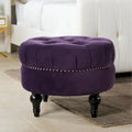 Tufted Round Ottoman