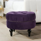 Tufted Round Ottoman