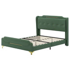 Modern Upholstered PU Leather Bed
