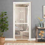unipaws Barrière Extra Haute pour Chat 188 cm avec Portes et Serrures