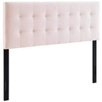Tête de lit capitonnée en velours Lily Biscuit Full Performance - Modway