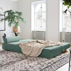 Daybed / Fold-Out Queen-Size Sleeper - Microvelvet