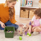Mobile Cubby con vassoio e 15 contenitori frontali a paletta, 3x4, Arredamento per bambini
