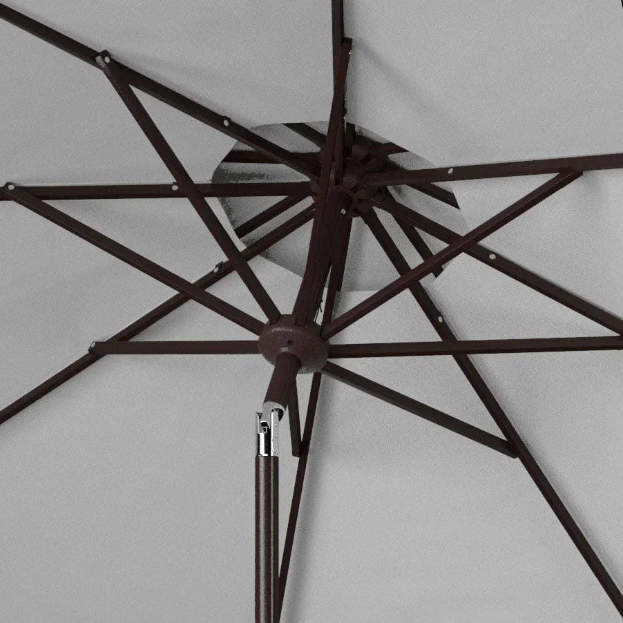 Outdoor Kjerstin Valance 9Ft Double Top Umbrella