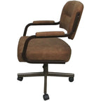 Swivel Kitchen Dining Caster Chair with Wheels - M-110 - N/A