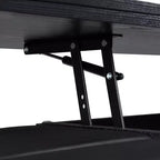 Multi-Function Modern Lift-Top Coffee Table with Hidden Storage, 4 Stools and Casters, Perfect for Modern Living Spaces
