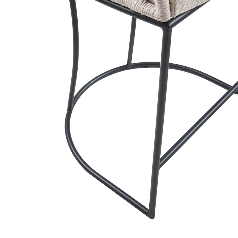 Madison Park Carmel Woven Counter Stool 25