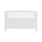 Migdalia Flip Top Slat Back Storage Entryway Bench