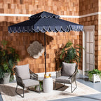 Outdoor Kjerstin Valance 9Ft Double Top Umbrella
