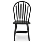 Chaise de salle à manger Windsor Arrowback en bois massif