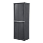 Sterilite Lot de 2 Organiseurs de Rangement à 4 Étagères Réglables pour Garage, Gris - Lot de 2