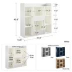 RealRooms Jocelyn Kids Large Toy Storage Bookcase