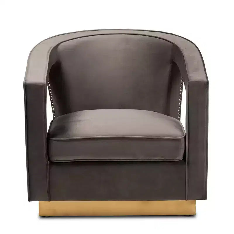 Neville Metal Armchair - Baxton Studio