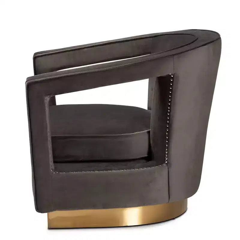 Neville Metal Armchair - Baxton Studio