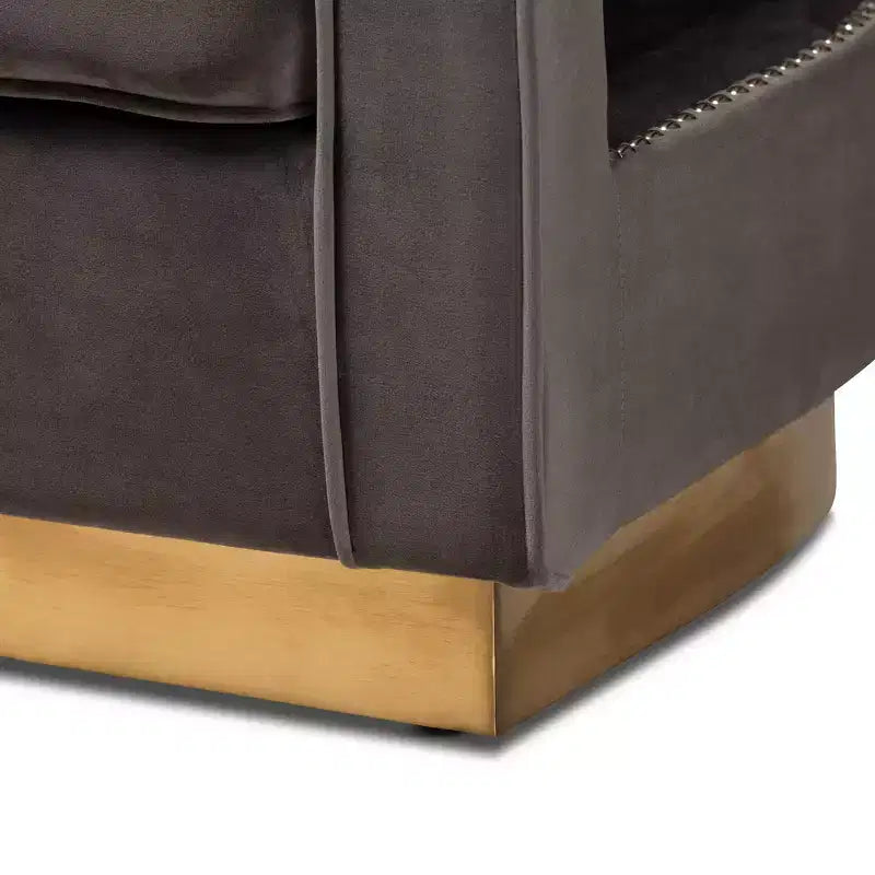 Neville Metal Armchair - Baxton Studio