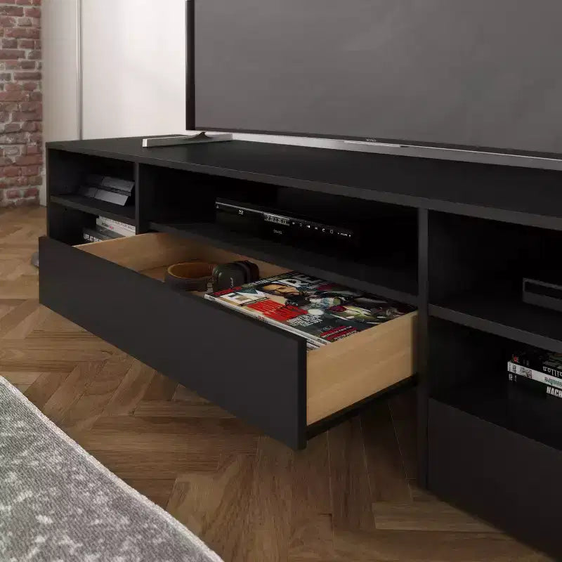 Rustik 1 Drawer TV Stand for TVs up to 80 - Nexera