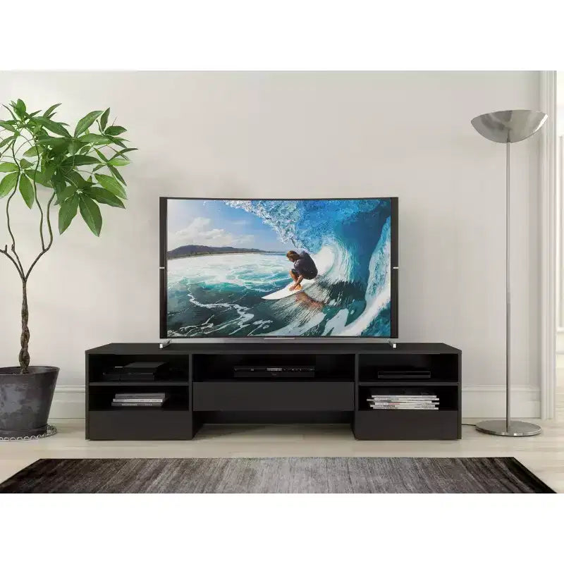 Rustik 1 Drawer TV Stand for TVs up to 80 - Nexera