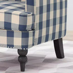 Poltrona Club Contemporanea Christopher Knight Home Harrison in Tessuto con Borchie