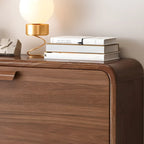 Traditional Hidden Adjustable 3 Tiers Solid Wood Shoe Cabinet