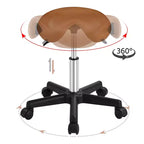 Sgabello con rotelle regolabile idraulicamente per salone