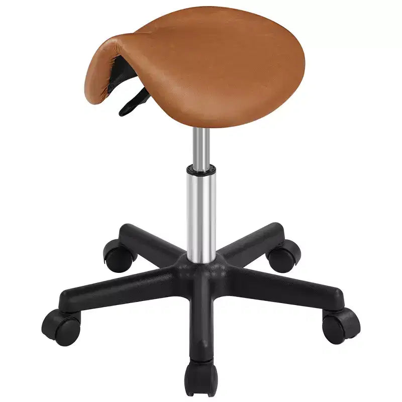 Sgabello con rotelle regolabile idraulicamente per salone