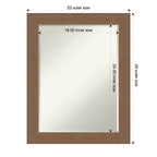 Specchio da bagno da parete Alta Petite Bevel